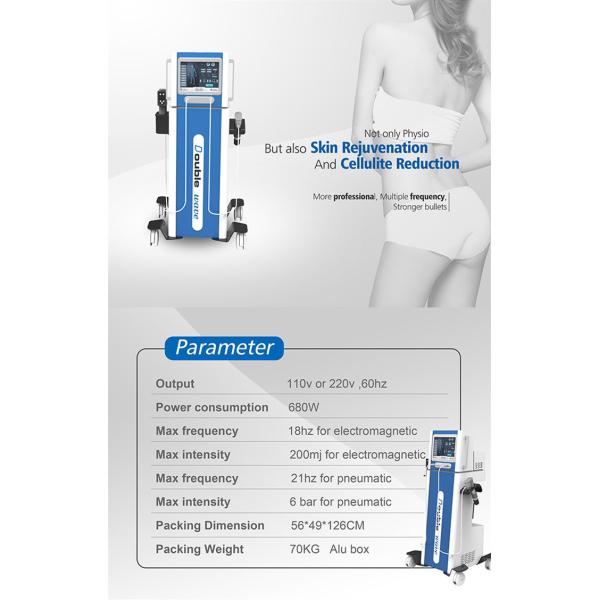 ESWT Therapy Machine Double Wave Shockwave Ultrasound Therapy Erectile Dysfunction Machine Shock Wave For Man