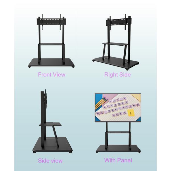 Movable Interactive Whiteboard Stand Rolling Tv Stand Outdoor For IR Touch Screen