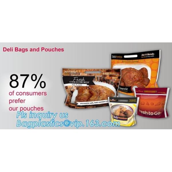 Grab And Go Handles, Anti-Fog Window, Leak-Proof, Hot Bag For Food Delivery, Grocery Package, Microwave-Safe