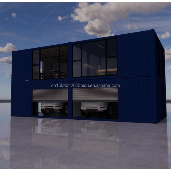 Customizable Flat Package Prefabricated House with Modern Design Style and Aluminum Alloy Windows