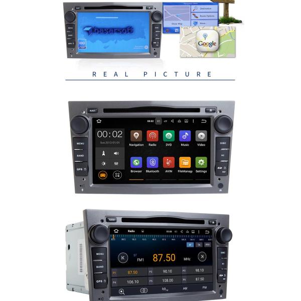 7 Inch Touch Screen Opel Car Radio DVD Player Bluetooth Supported For Zafira Antara