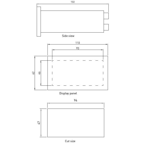 RS232 Digital Weighing Indicator Manual , Platform Weighing Scale Indicator