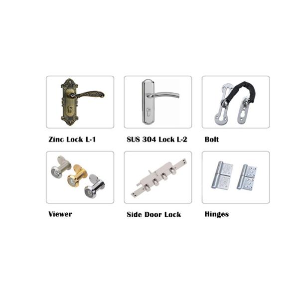 Mesh Hinged Fireproof Stainless Steel Security Doors