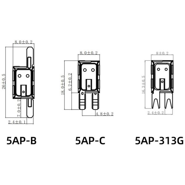 3 Phase Electric Motor Overload Thermal Protector Resettable Circuit Breaker 12V 24V