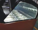 Air Cooling 220V 50Hz Ice Cream Display Freezer Gelato Showcase Freezer