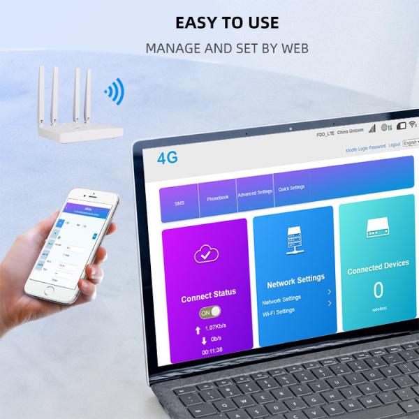 FDD TDD Cat 4 Detachable Antenna 4G LTE Router 300Mbps Wireless Wifi CPE Modem Ethernet Wan