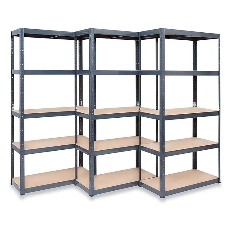 Factory Custom 2-5 Tier Adjustable Industrial Racking Garage Shelving For Warehouse Storage