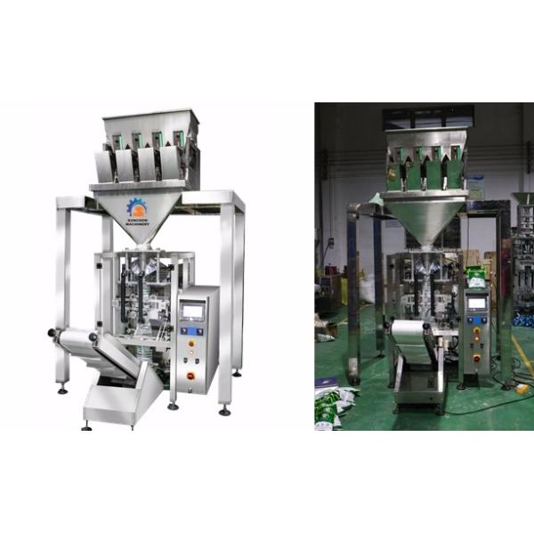 Sugar / Salt / Seed Multihead Weigher Packing Machine With 4 Heads 1000ML Volume