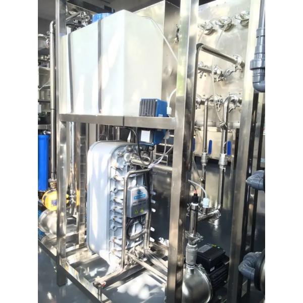 10000L RO Water Treatment Machine EDI Ultra Pure Water System For Cosmetic Production