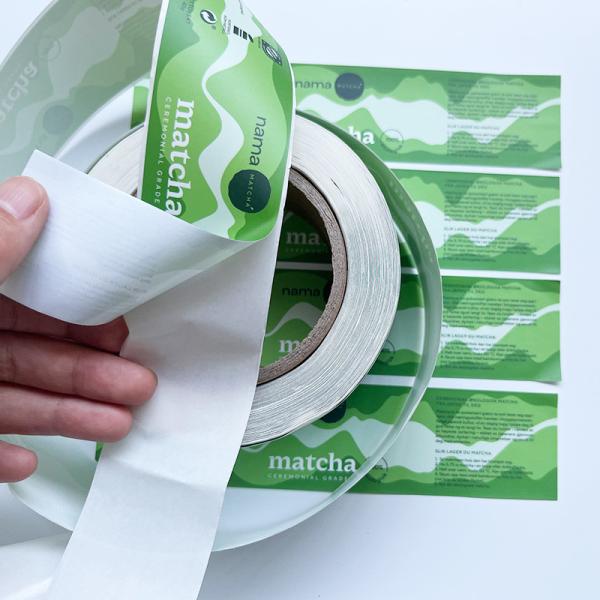 Packaging Waterproof Adhesive Sticker , Food Packaging Label Sticker