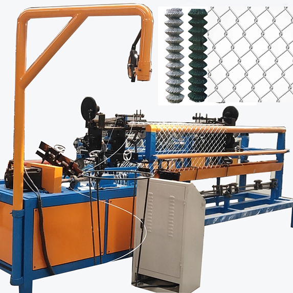 Diamond Wire Mesh Chain Link Fence Net Making Machine