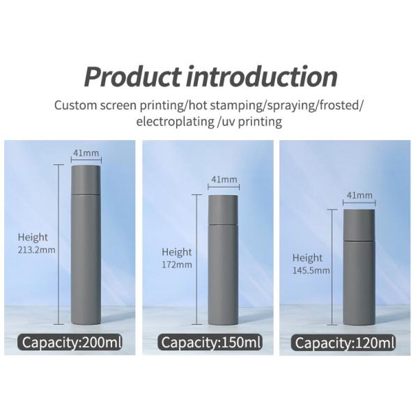 PET Fine Mist Spray Bottles 60 / 100 / 120 / 150 / 200ml Empty Plastic Bottles For Cosmetics Toner