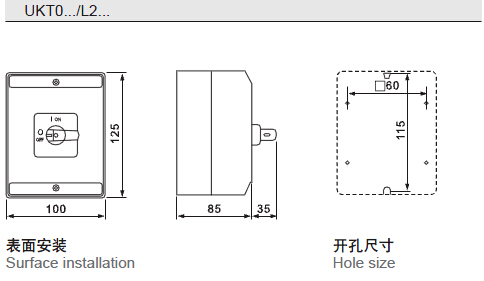 Industrial 3 Pole Selector Switch Box Automatic Changeover Switch