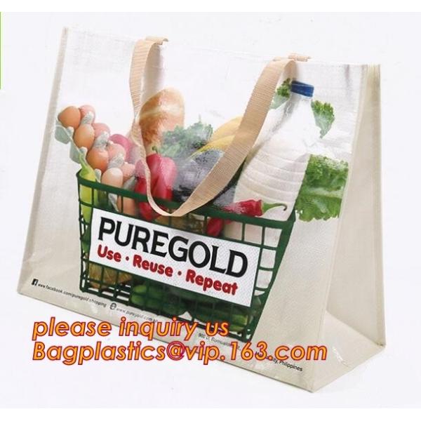 OEM ODM Customized eco friendly pp woven supermarket shopping bag,custom reusable laminated foldable PP pak woven shoppi