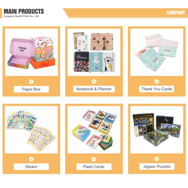 Small Business Customized Thank You Card Greeting Card with Envelope and Stickers