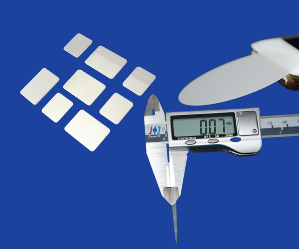 High Strength White Thin Alumina Ceramic Plate 1800C High Temperature Resistant