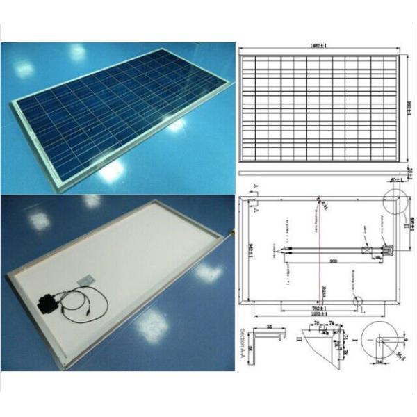 260W Roof Poly PV Module , Industrial Modular Solar Panels 2% Module Efficiency
