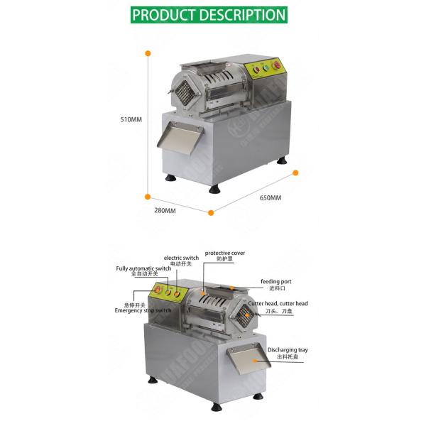 Commercial Food Grade Potato Sticks Making Machine OEM ODM