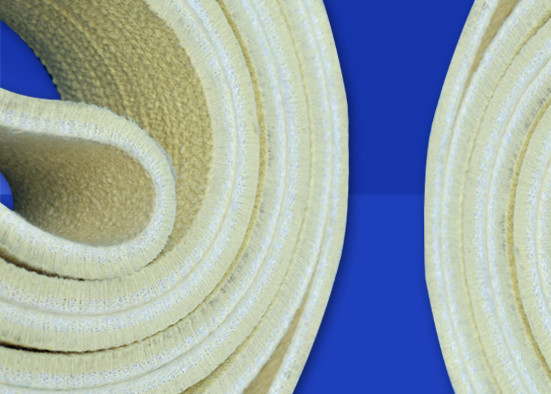 China 22mm Nomex Heat Resistant Felt Endless Felt For Heat Compacting Machine wholesale