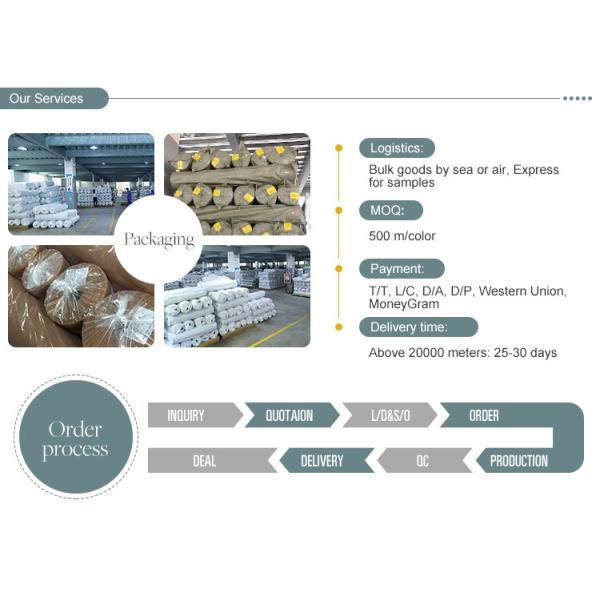 Linen 100% Polyester Upholstery Fabric For Sofa Furniture