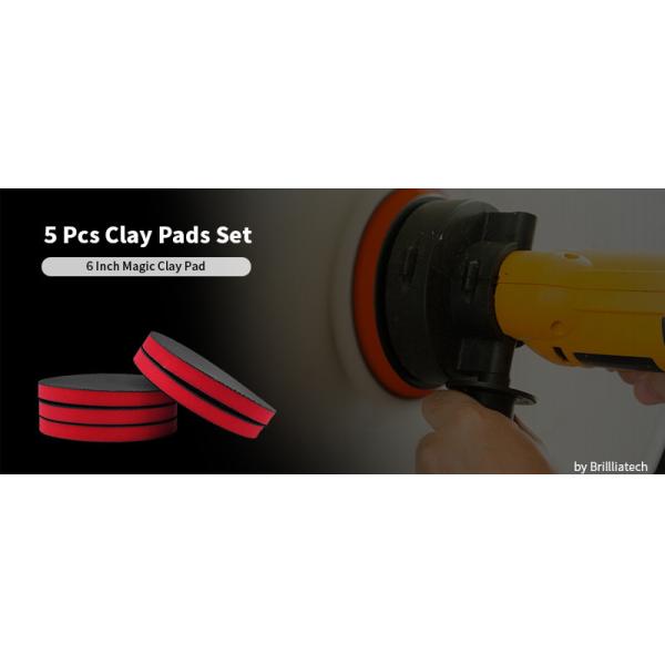 100mm 125mm Nanoskin Clay Pad For Polisher Remove Contaminants