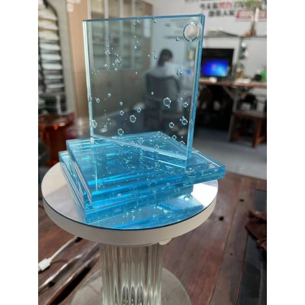 Flat And Curve Laminated Tempered Glass Solid Structure