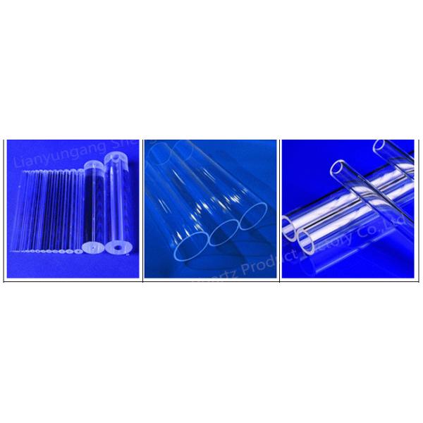 Filter UV Quartz Glass Tube 100mm-2500mm Length SIO2>99.99% Material
