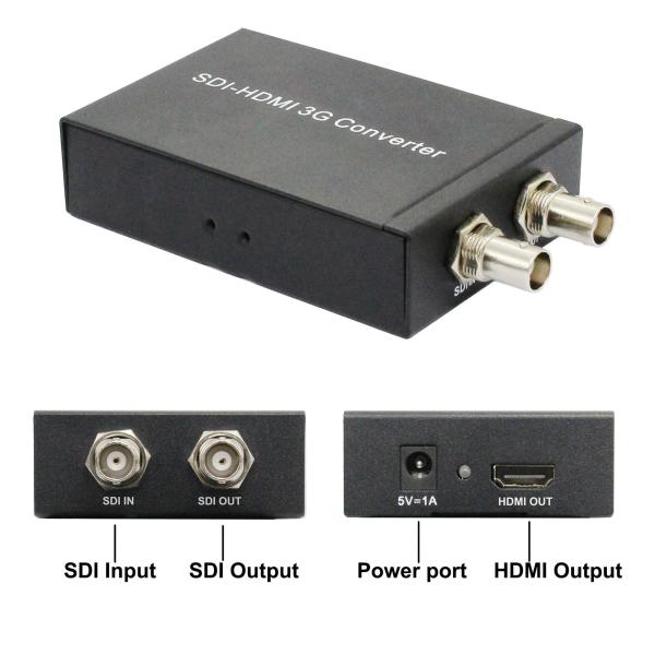 3G SDI HDMI Converter TV Production Live Streaming And Camera Accessories
