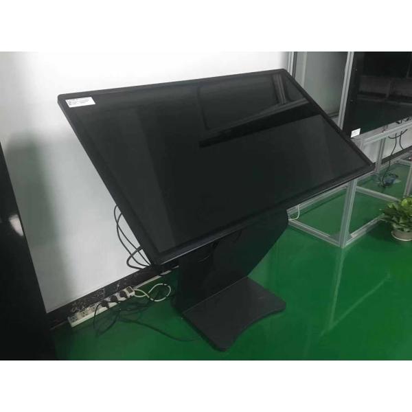 55 Inch Horizontal LCD Kiosk Displays , LCD Touch Screen Kiosk 1920 X 1080 Pixels