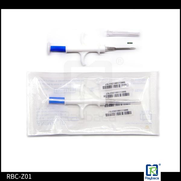 2.12 X 12mm Microchip Syringe With ID Chip RBC - Z01 For Cats Identification Tracking