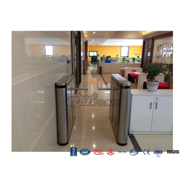 Fingerprint Drop Arm Turnstile Road Access Control Electronic Barrier Gates With CE approved