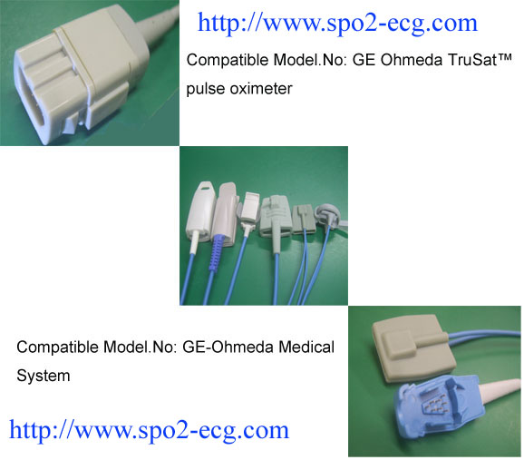 GE Medical SPO2 Finger Sensor DB 9 pin / pulse oximeter probe Finger Clip And Softtip