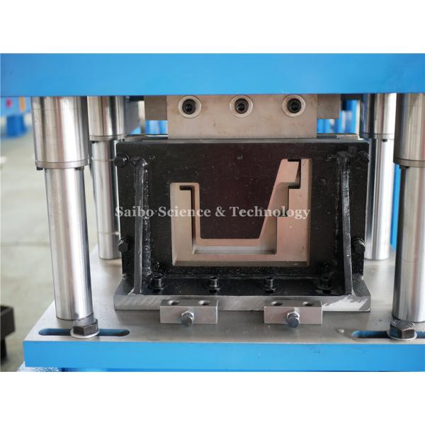 Wall Panel Structure Eave Gutter Roll Forming Machine With Chain Drive