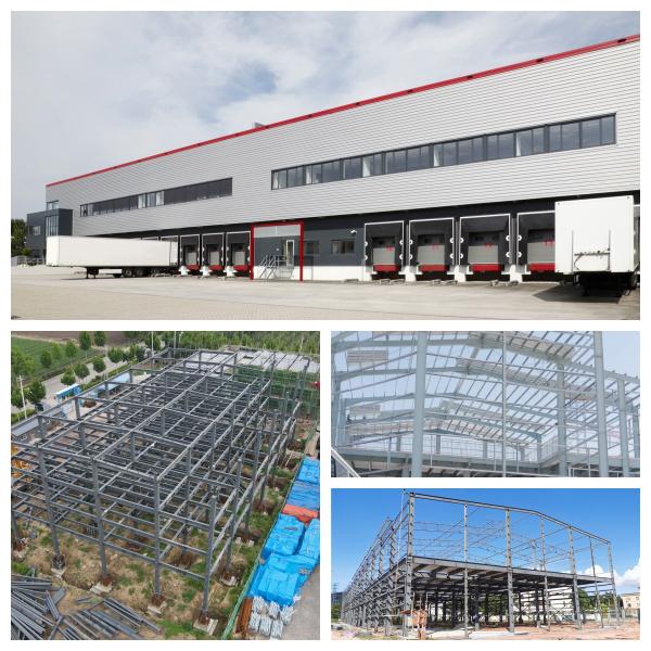 Prefab Multi Storey Building Construction Large Span Steel Structure Workshop Warehouse