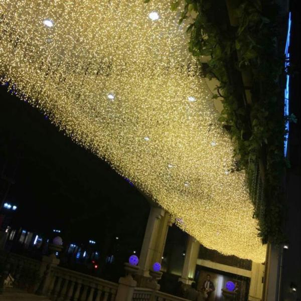 96 LED Curtain Icicle Lights 3m For Christmas Decoration