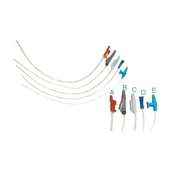 EO GAS Suction Catheter Tube , Y Type 20Fr Sputum Suction Tube