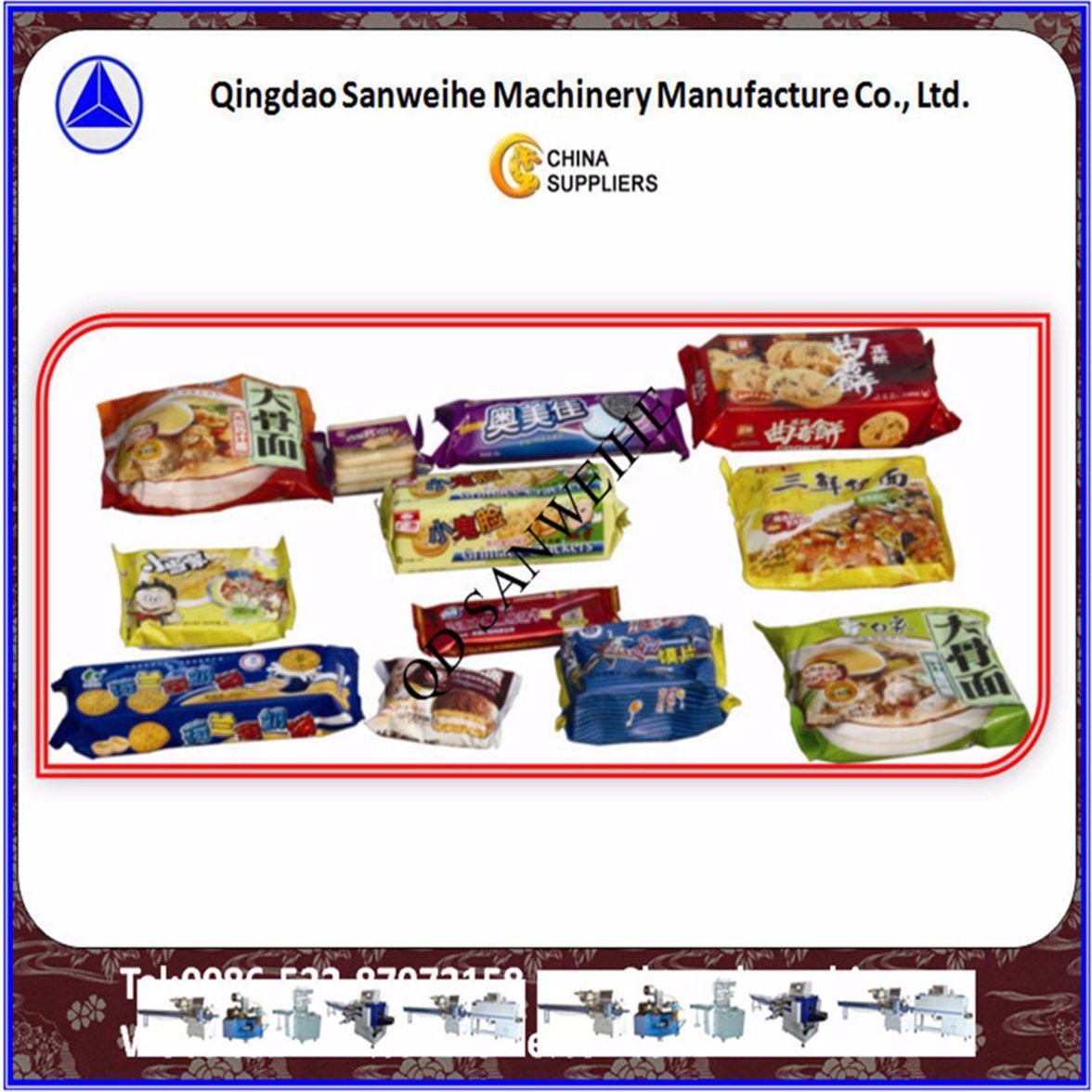 China Film Feeding Flow Wrapping Machine CPP Horizontal Flow Wrapper Machine wholesale