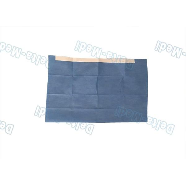 China Surgical Operation Waterproof Disposable Patient Drapes Blue Color 90 x 90cm wholesale