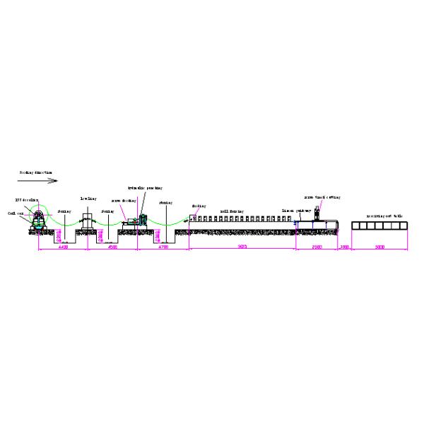 Customized Profile Highway Guard Rail Roll Forming Machine 15 Tons