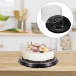 10-11" Plastic Disposable Cake Containers Carriers With Dome Lids And Cake