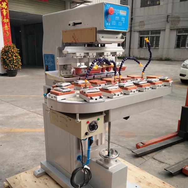 50W Transfer Belt Pad Printer Machine Semi Auto 4 Color Pad Printer