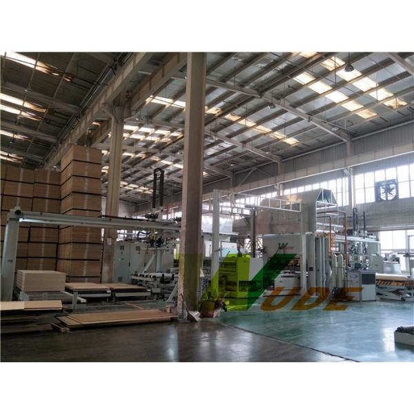 Two Sides Short Cycle Melamine Laminating Hot Press Machine High Performance