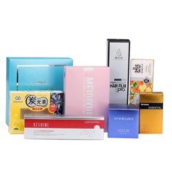 Eco-friendly Food Packaging Custom Materials Cookie Foiled Paper Gift Product Packaging Window Box