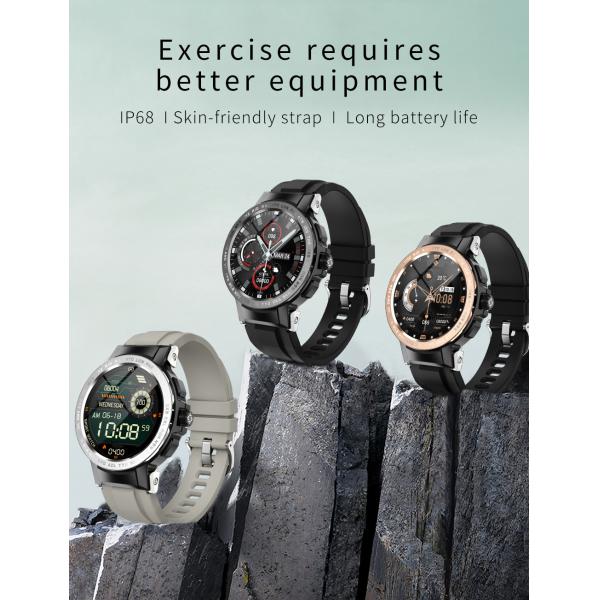 2021 1.28 Inch IPS Color Screen Full Touch Plus Buttons 24 Sports Modes Female Menstrual Cycle Reminder Hz19 Smart Watch