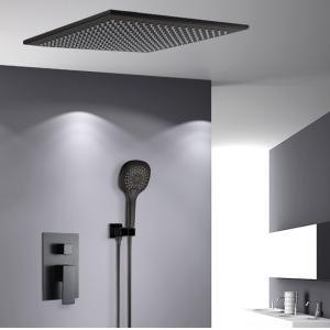 China Thermostatic All Copper Black Embedded Concealed Basin Tap wholesale