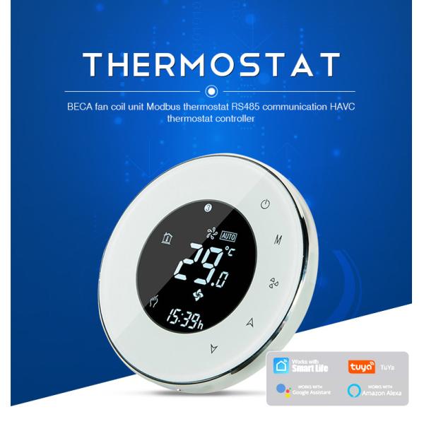 Intelligent Voice Control Programmable Smart Thermostat Alexa Compatible With Alexa Google Home