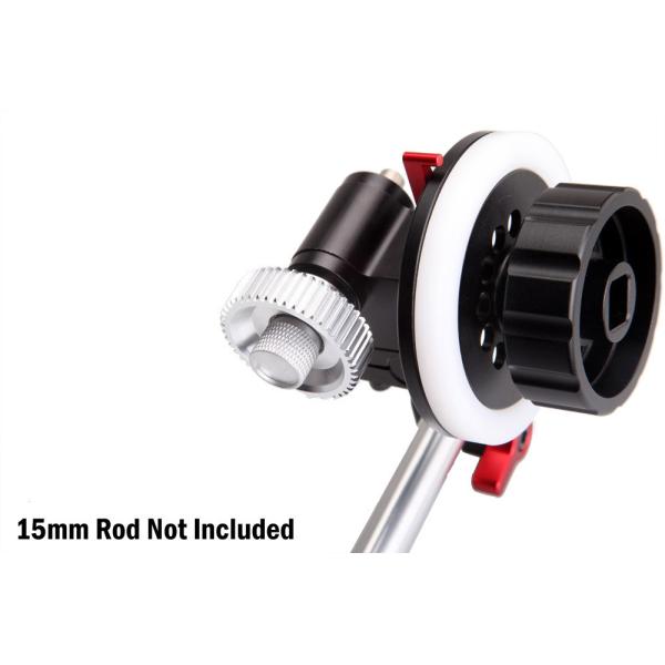 Kamerar Follow Focus w/ 15mm Quick Release Rods Clamp