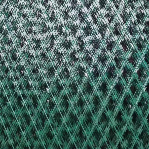 75mmx150mm Welded Razor Wire Mesh Rot Proof Function