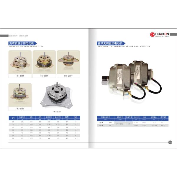 100-117V/ 220-240V Commercial AC Motor Washing Machine Parts with Single Phase HK-028T
