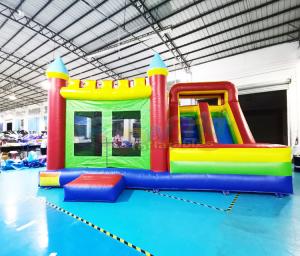 China Quadruple Stitching Castle Combo Bounce House Kids Jumping Bouncer wholesale